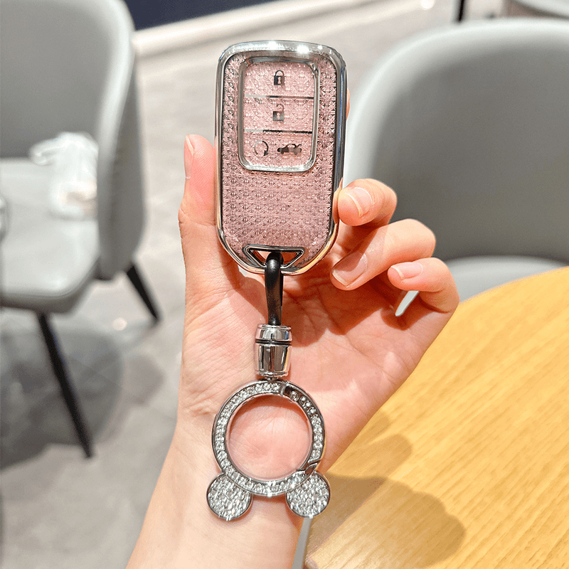 สําหรับhonda City/CRV/Accord/XRV/Jazz/ Jazz GK 2019/Civic FB 2014/BRV/HRV 2/3/4 ปุ่มออกแบบใหม่TPU Anti Scratch Remote Keyกรณี