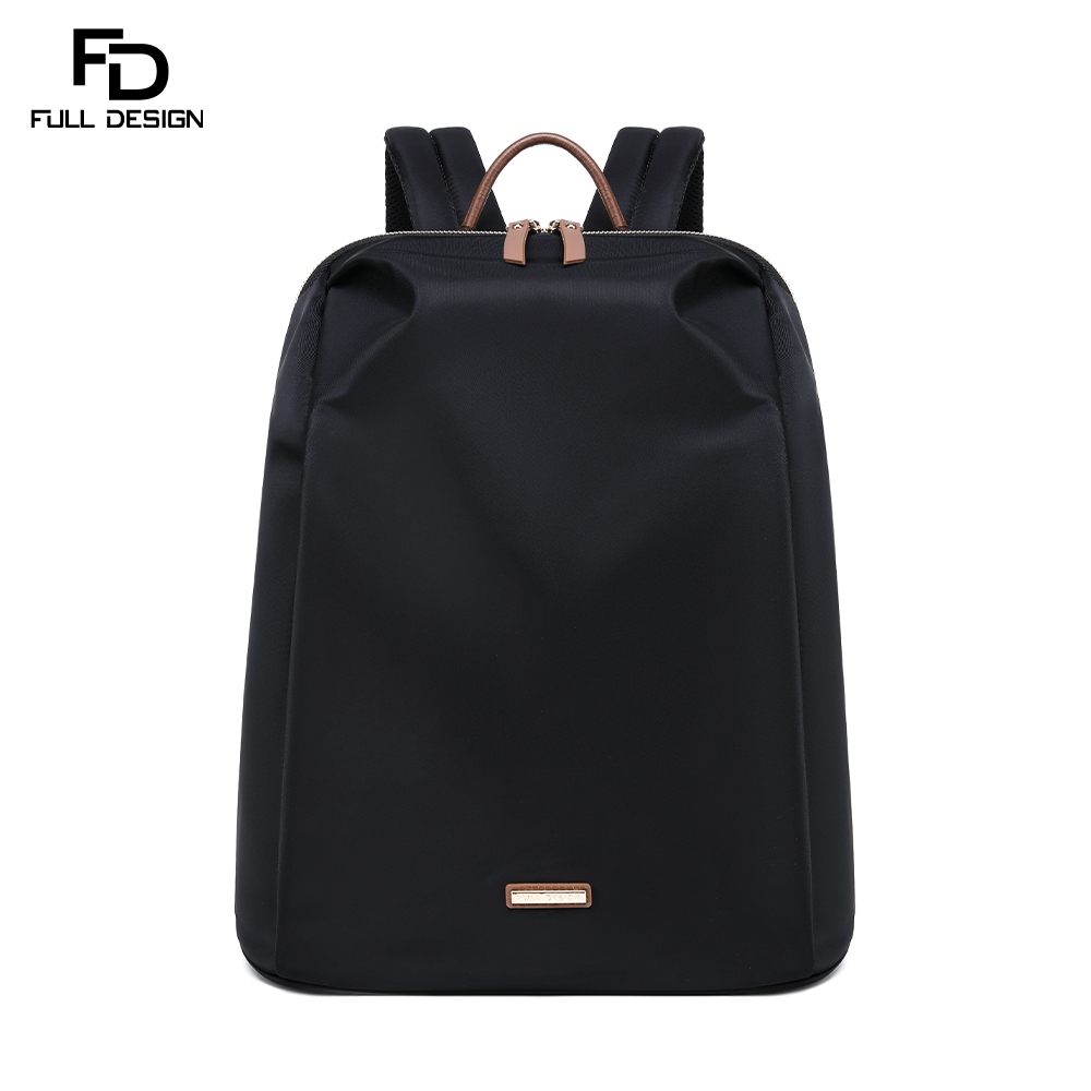 FULL DESIGN Jade กระเป๋าเป้สะพายหลังกันน้ำ 14 นิ้วแล็ปท็อปกระเป๋านักเรียน