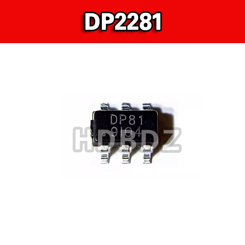 5-20PCS DP2281 DP81 SOT23-6  ประสิทธิภาพสูง AC DC ออฟไลน์อะแดปเตอร์ควบคุมชิป IC SMD