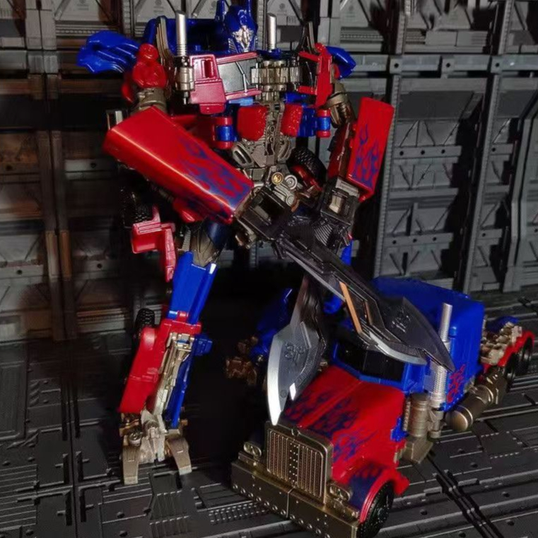 Perfect KO Transformation 7 ภาพยนตร์ Optimus Prime OP-01 หุ่นยนต์แปลงร่างรถโมเดลของเล่นเครื่องประดับรูป