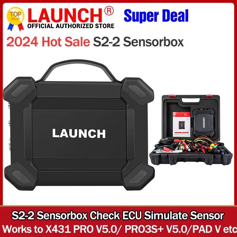 Launch S2-2 กล่องเซนเซอร์ ตรวจสอบ ECU จําลองเซนเซอร์ มัลติมิเตอร์ทํางานร่วมกับ X431 PRO V5.0/ PRO3S+