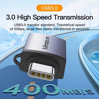 ⚡Mindpure⚡อะแดปเตอร์ USB 3.0 3.1 Type C เป็น USB 3.2 Gen2 อะแดปเตอร์ USB C OTG 10Gbps
