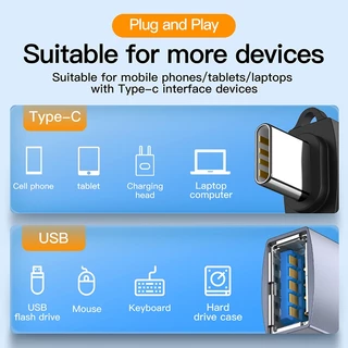 ⚡Mindpure⚡อะแดปเตอร์ USB 3.0 3.1 Type C เป็น USB 3.2 Gen2 อะแดปเตอร์ USB C OTG 10Gbps