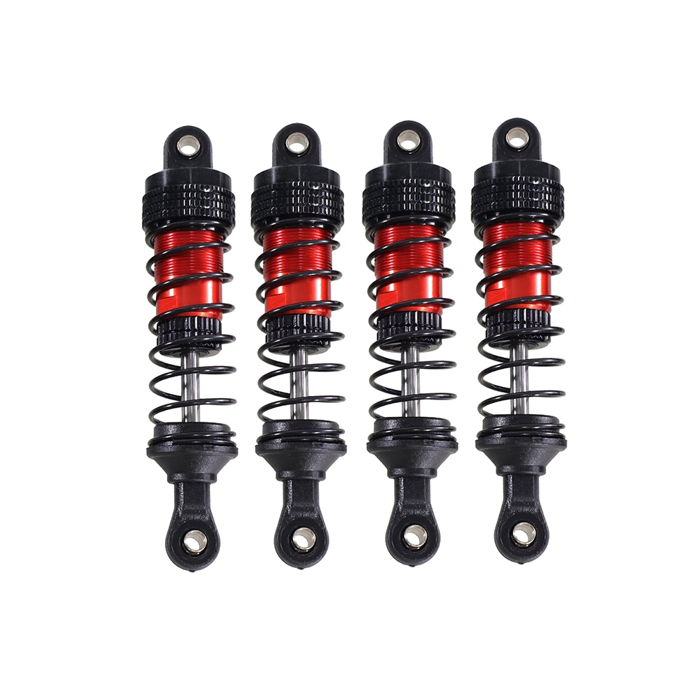 4pcs RC รถโช้คอัพ 80 มม.สําหรับ MJX Hyper 1/14 14210 14209 14301-03 1/16 16207-16210 H16 Wltoys 144001 02 10 124010 124017 124019
