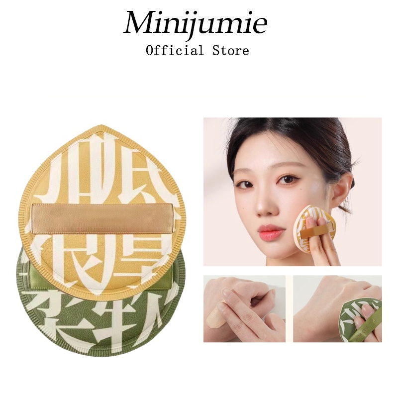 Minijumie【ส่งจากไทย】พัฟแต่งหน้า พัฟแป้งฝุ่น พัฟคุชชั่น ทรงหยดน้ำ ขนาดใหญ่ หนานุ่มไม่ระคายผิว