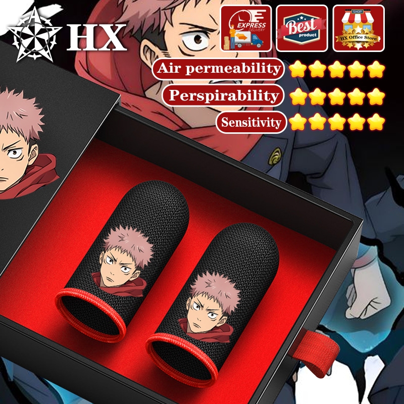 Hx Gaming Finger sleeve สําหรับเกม Jujutsu Kaisen Gojo Yuuji Satoru Series ถุงมือนิ้วหัวแม่มือป้องกันเหงื่อ