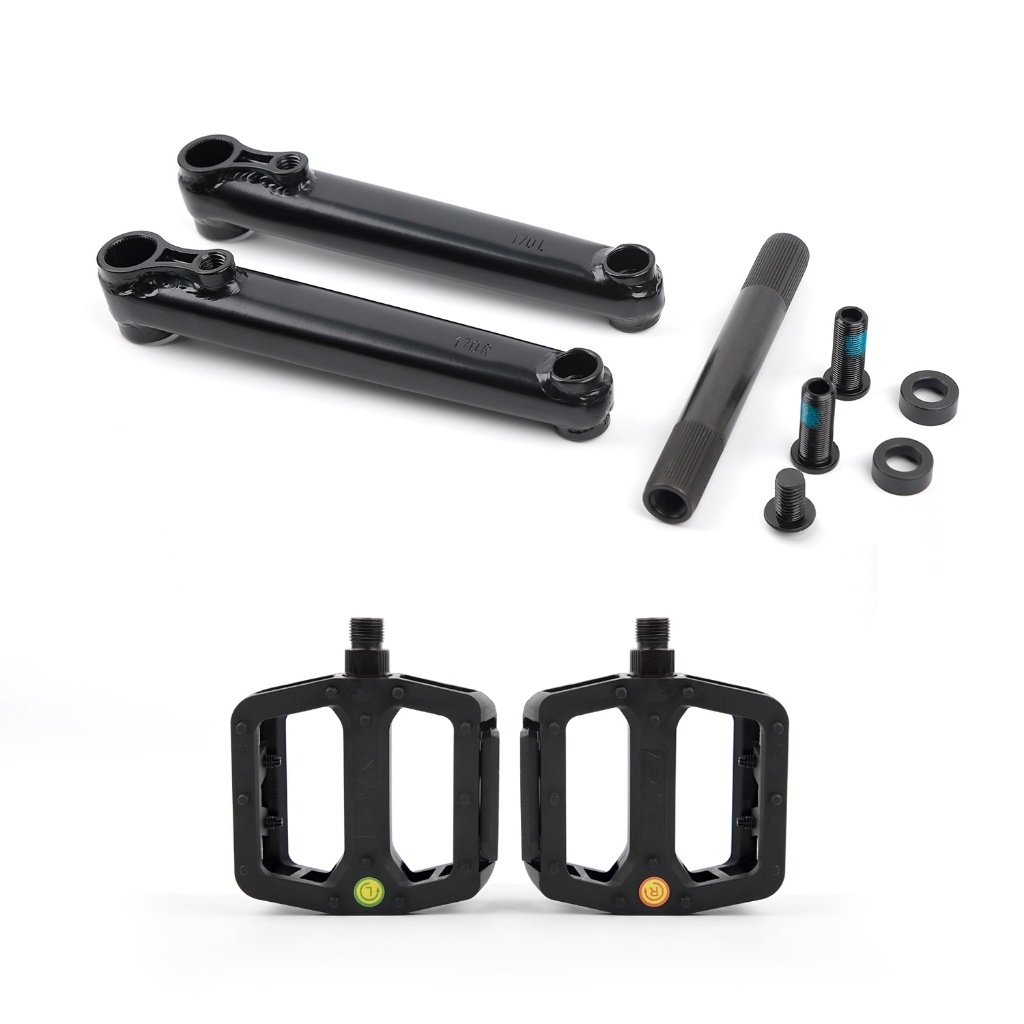 Polso BMX Crank Arm 170 มม. และชุดเหยียบเหมาะสําหรับ Euro BB Mid BB America BB