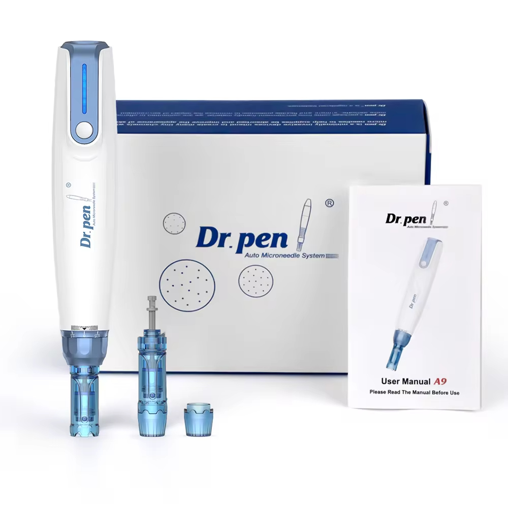 Dr Pen Ultima A9 ไร้สายหรือสาย Microneedle ปากกา MTS Therapy Derma Auto Pen Facial SkinCare Bayonet 