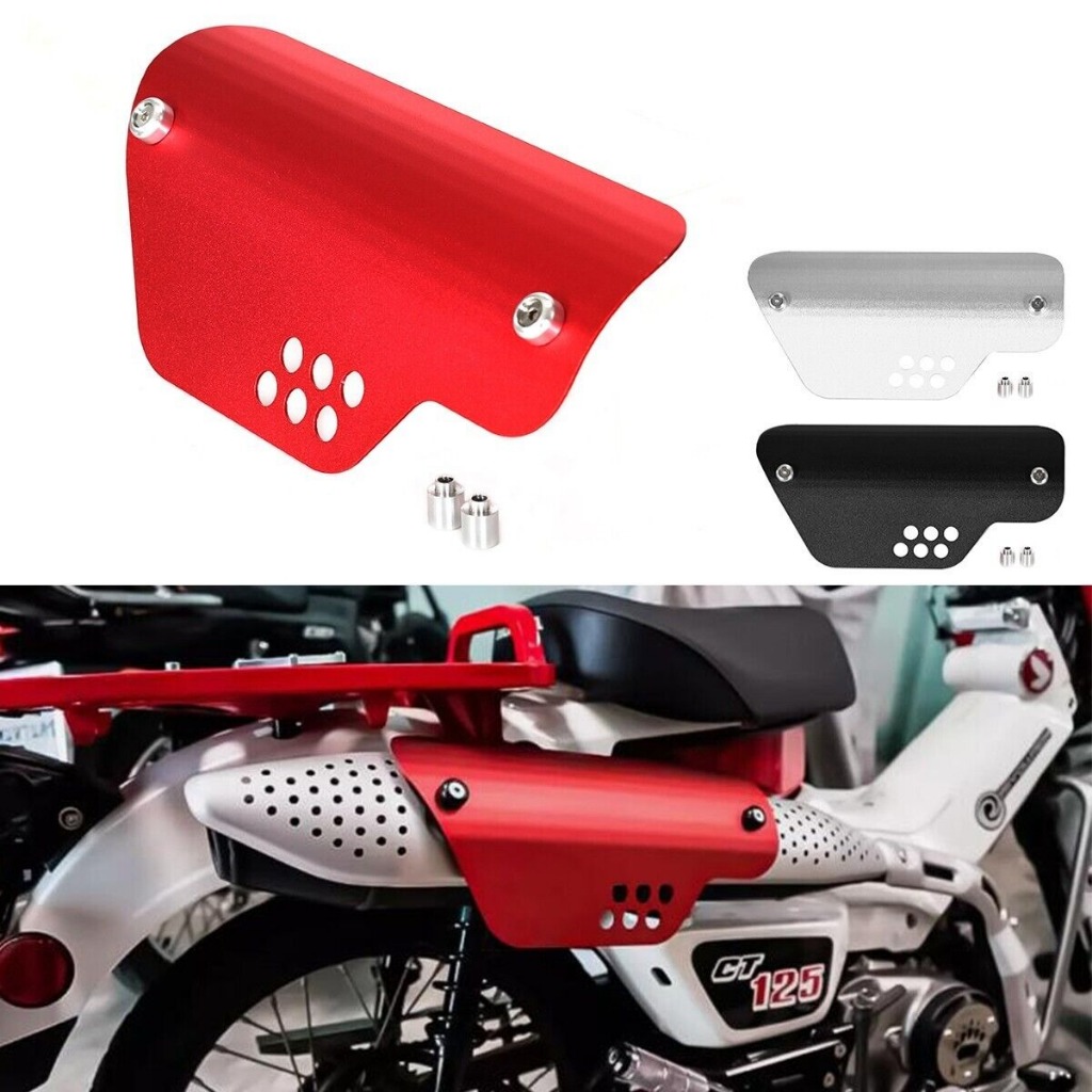 สําหรับ Honda Hunter Cub CT125 Trail125 2020-2024 ท่อไอเสีย Heat Shield Cover Anti Crash