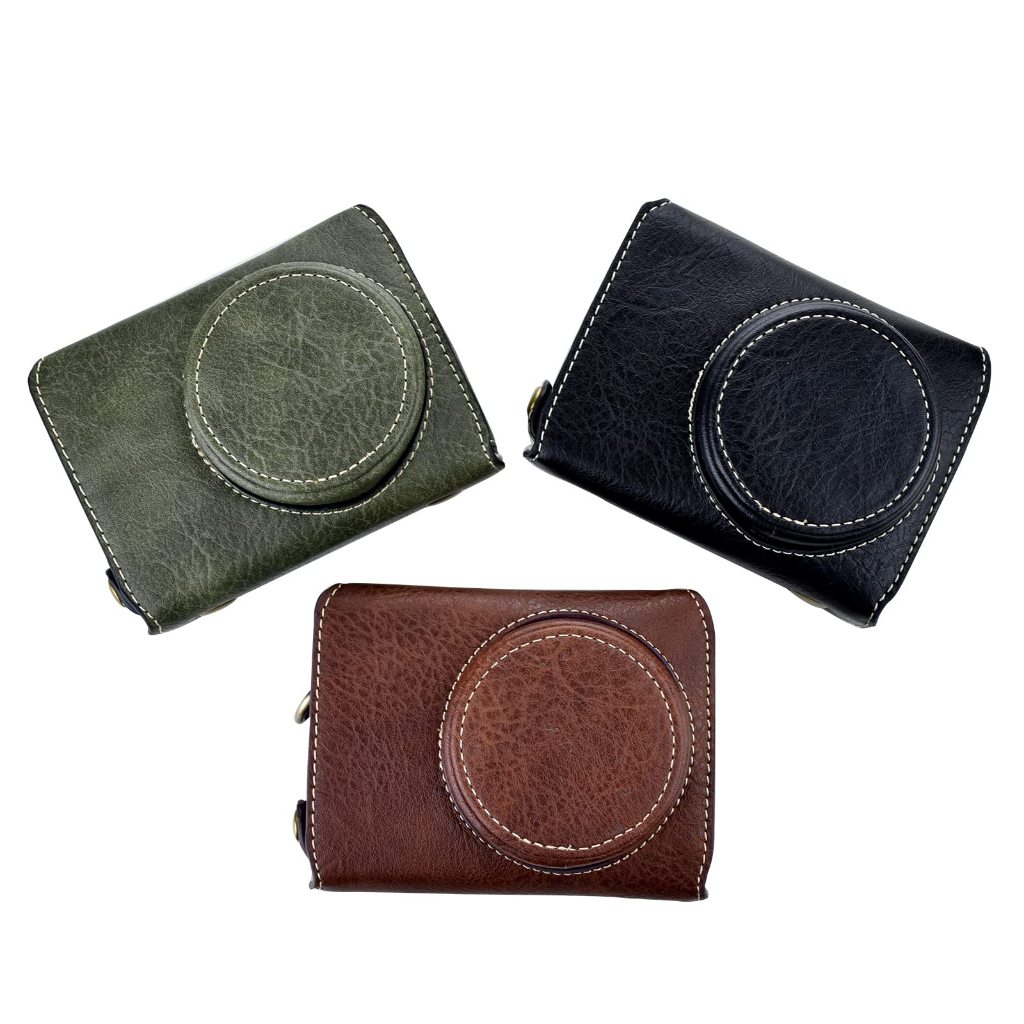 เคส Ricoh GR III/GR IIIx - กระเป๋ากล้องหนัง PU วินเทจสําหรับ Ricoh GR IIIx GR III GRIII GR3 กล้อง DS