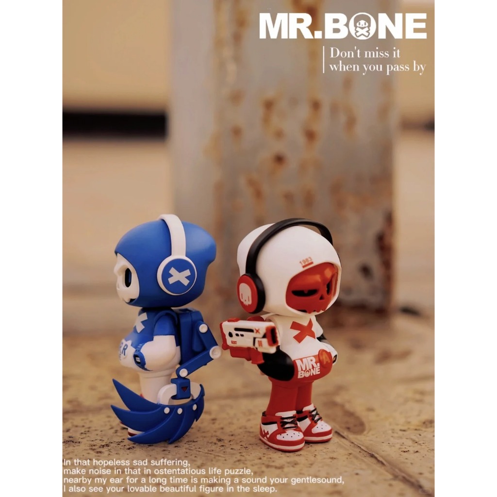 [ของแท้]Mr.Bone GAME MAN Series BLIND BOX art toy กล่องสุ่ม