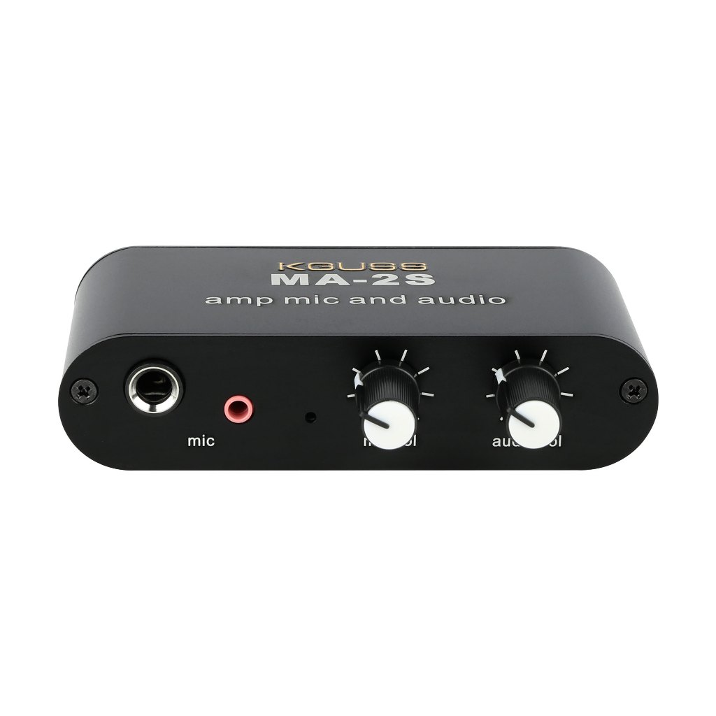 Kguss MA-2S Preamp Receiver Amplifier Dynamic Microphone Condenser Microphone Audio Mixing Board