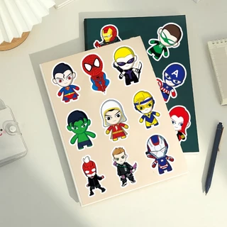 50 ชิ้นตลก Marvel Superhero สติกเกอร์กันน้ํา DIY สําหรับแล็ปท็อป/โทรศัพท์/หมวกกันน็อก/รถ/กีตาร์สติกเกอร์ Home Decal