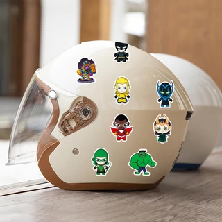 50 ชิ้นตลก Marvel Superhero สติกเกอร์กันน้ํา DIY สําหรับแล็ปท็อป/โทรศัพท์/หมวกกันน็อก/รถ/กีตาร์สติกเกอร์ Home Decal