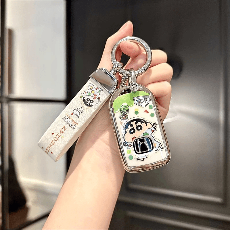สําหรับhonda CRV City Civic FC BRV Accord HRV Jazz Keylessสมาร์ทEntry/Push Startใหม่TPUรีโมทกุญแจรถฝาครอบ