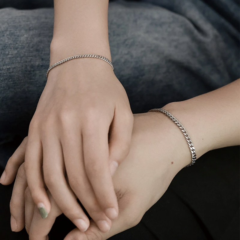 ของขวัญรับปริญญา MIGILA สร้อยข้อมือคิวบาสแตนเลสสําหรับผู้ชายสร้อยข้อมือชุบทองสําหรับผู้ชายอุปกรณ์เสริมสําหรับผู้ชายสร้อยข้อมือ - รูปที่ 4