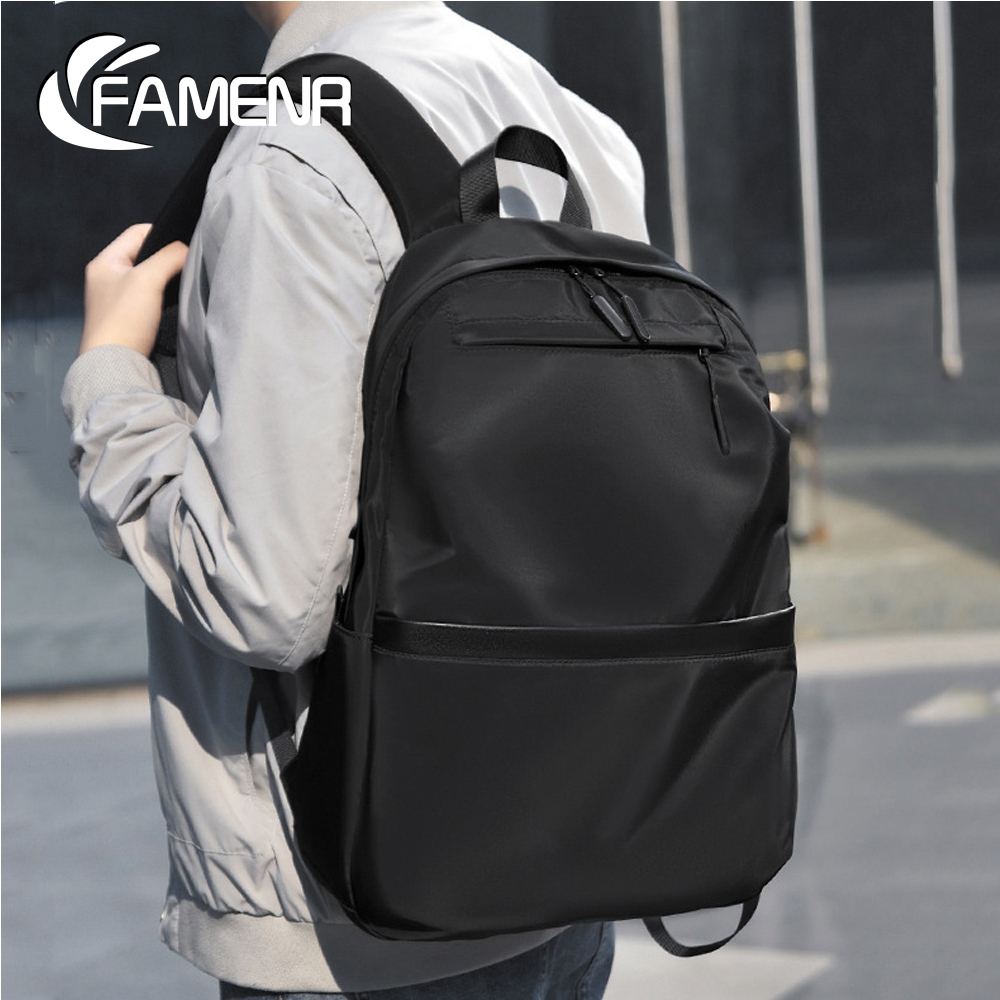 Famenr กระเป๋าเป้สะพายหลัง กระเป๋านักเรียน ใส่แล็ปท็อป จุของได้เยอะ หลายช่อง สําหรับผู้ชาย นักเรียน เดินทาง