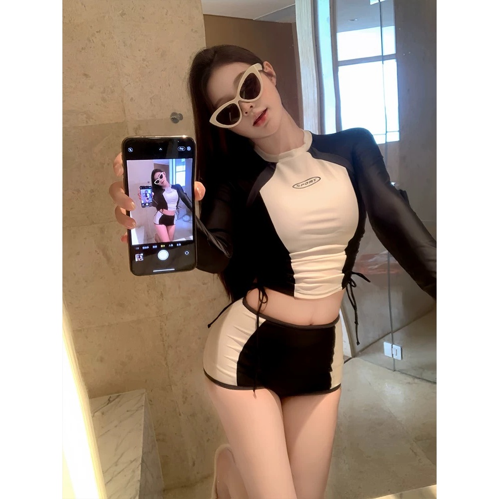 ส่งไวจากไทย ว่ายน้ำ แยกชุดสองชิ้นป้องกันแสงแดด รูปที่ 7
