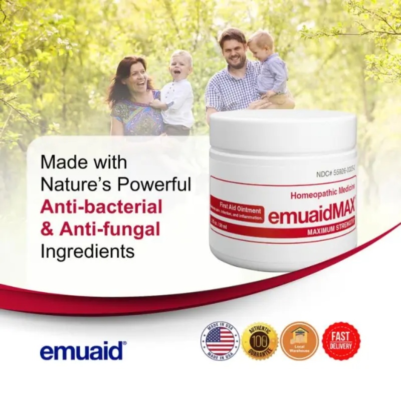 EMUAIDMAX Cream- Maximum Strength Treatment สําหรับปรับสภาพผิวที่ทนทาน 50g