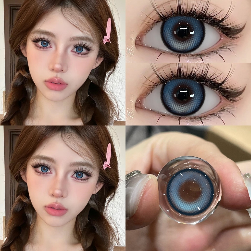 SparkleGirl (COD) คอนแทคเลนส์ 1คู่ คอนแทคเลนส์สี ตาตุ๊กตา 14.5mm คอนแทคเลนส์รายปี คอนเทค เลนส์