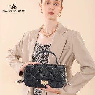 David Jones Paris 2025 Spring Summer New Collection Designer Women Crossbody Bags Stitch design หนัง pu female Soft and Supple bag