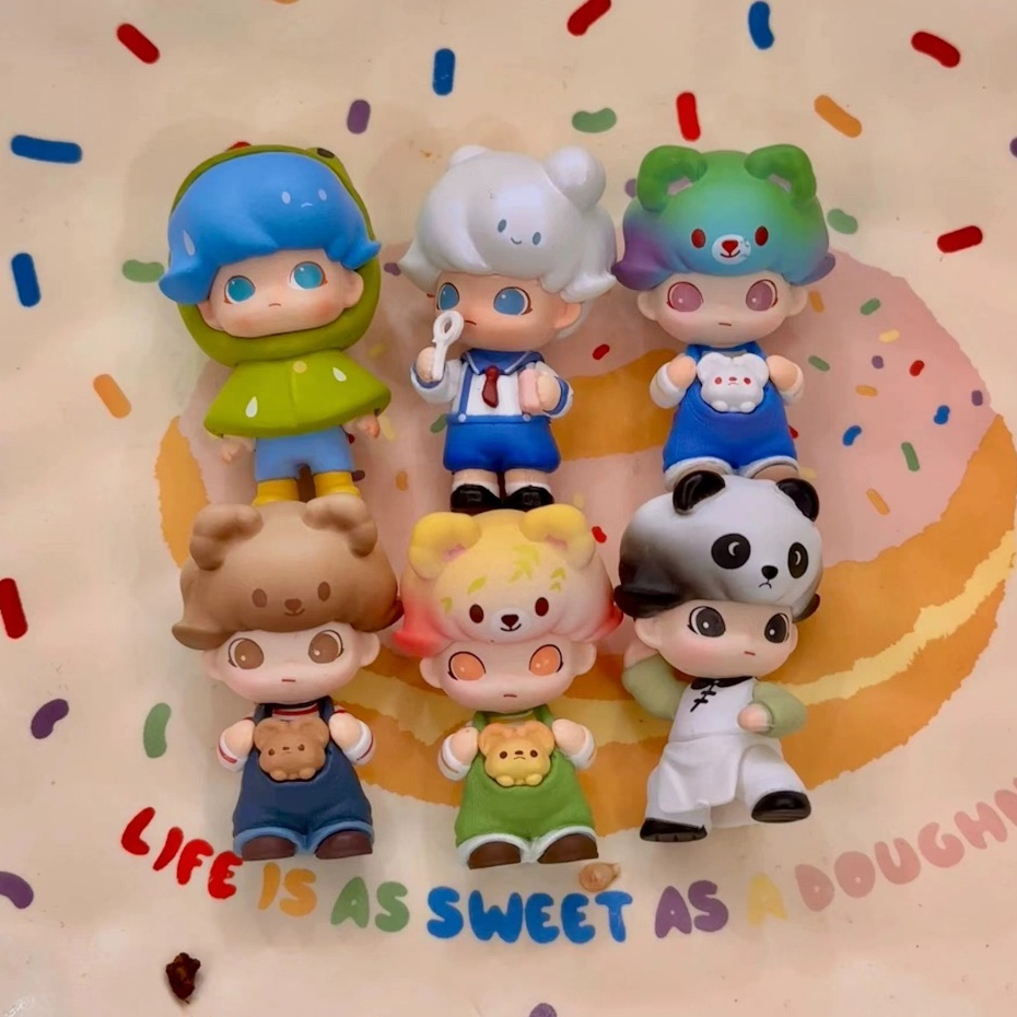 My Mystery Box DIY Gradient Bear Daddy dimoo ดัดแปลงเด็กน่ารักเม็ด DIY ห่วงโซ่โทรศัพท์มือถือกระเป๋าอุปกรณ์เสริมเครื่องประดับ