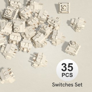 Voier Full POM Series สวิตช์เชิงเส้นแบบยกแถวล่วงหน้า 35 ชิ้น…