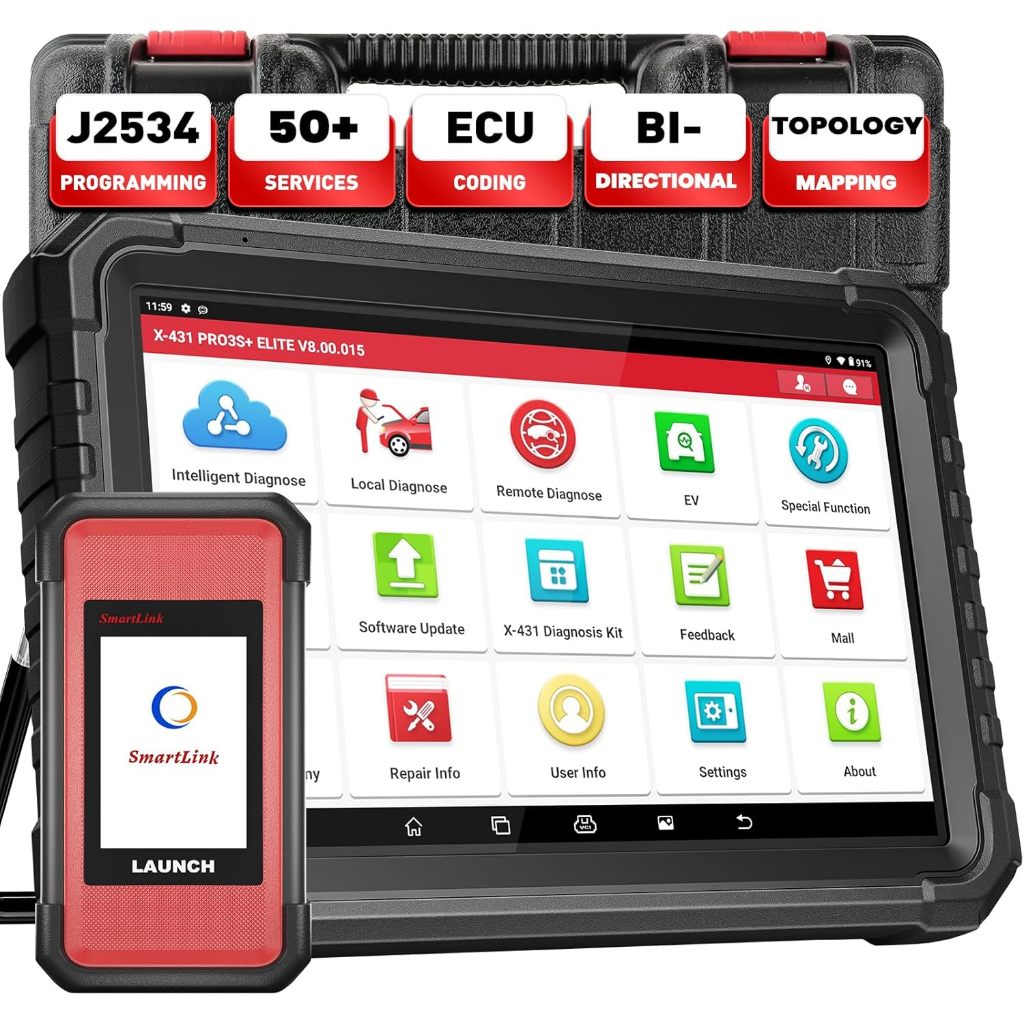 2025 Launch X431 PRO3S + ELITE Smartlink C V2.0 เครื่องมือวินิจฉัยรถยนต์ J2534 CANFD DOIP เต็มระบบอั