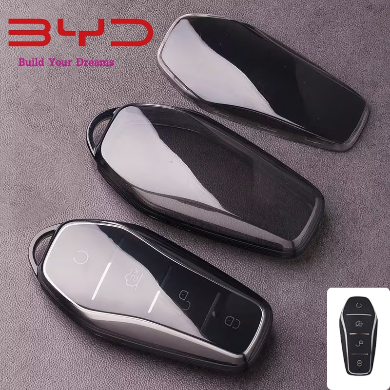 Byd TPU รถ Remote Key สําหรับ BYD Atto 3/Dolphin/ซีล/Dolphin mini/M6/Seallion 07 Key ฝาครอบอุปกรณ์เสริม