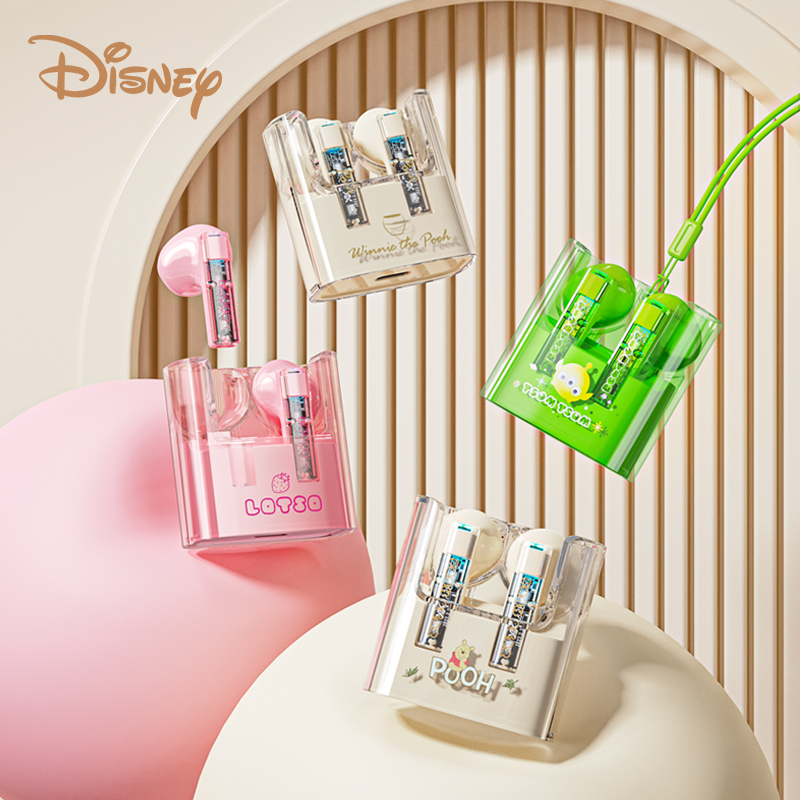 Disney G65 หูฟังบลูทูธหูฟังไร้สายสมาร์ทสัมผัสกันน้ําคุณภาพเสียงไฮไฟแบบพกพา HD โทรพร้อมไมโครโฟนบลูทูธ 5.3