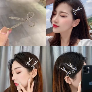 กิ๊บเพชรเทียมบนโลหะสำหรับผม สไตล์เกาหลี เสริมความสวยงามให้อุปกรณ์แต่งผมผู้หญิง
