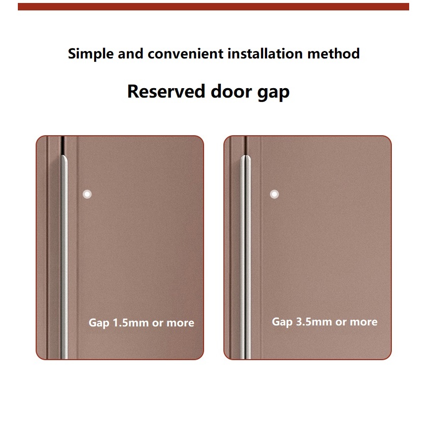 มือจับประตูตู้เสื้อผ้า ลิ้นชัก แบบขยาย สีดํา แบบเรียบง่าย สไตล์โมเดิร์น - รูปที่ 7