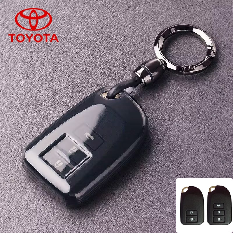 Tup ฝาครอบกุญแจรถเหมาะสําหรับ Toyota Yaris/Vios/Yaris 2014/Yaris-5 ประตู Remote Key Case Toyota พวงกุญแจ