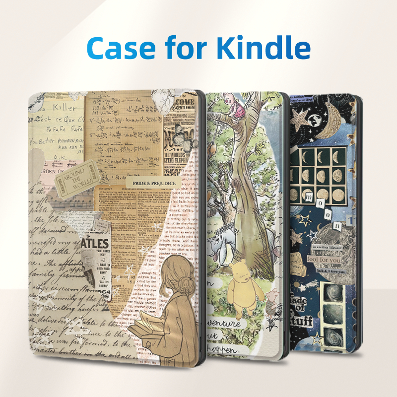 เคสป้องกันเครื่องอ่าน eBook Kindle สำหรับ Kindle รุ่นที่ 11 ขนาด 6 นิ้ว, Kindle Paperwhite รุ่นที่ 12 ขนาด 7 นิ้ว รุ่น C2V2L3, SA569P, SA568B พร้อมฟังก์ชัน Sleep/Wake