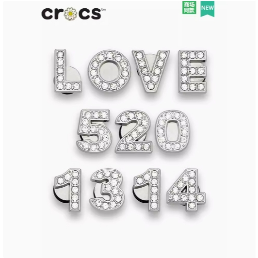 Nbaby ใหม่ crocs jibbitz charm/charm crocs/ jibbitz Set/crocs jibbitz/Birthdayปัจจุบัน