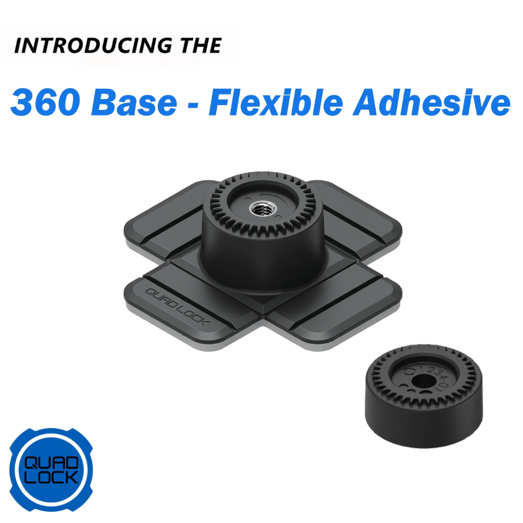 Quad Lock 360 Base - ตัวสร้างชุดกาวแบบยืดหยุ่น 360