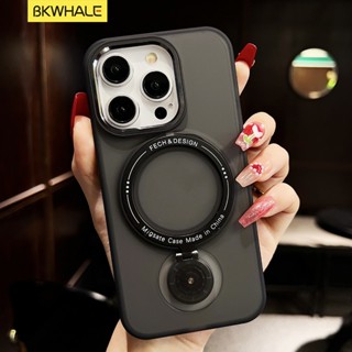 BKWHALE 360 หมุนแม่เหล็กยึดเคสโทรศัพท์สําหรับiPhone 15 Pro M…