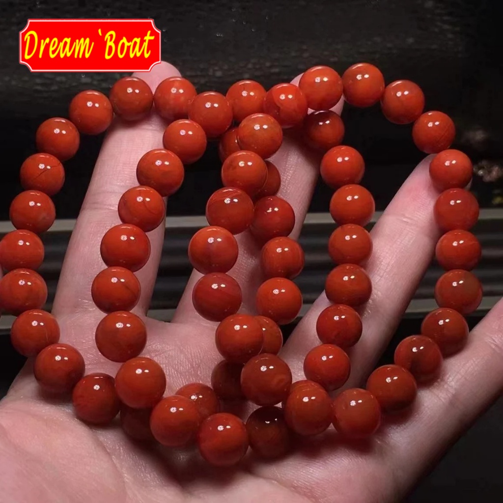 Nan Hong Agate Bracelet,Gemstone Bracelet,สร้อยข้อมือคริสตัลธรรมชาติ ลูกปัดอัญมณีแฟชั่นและหรูหรา สําหรับผู้หญิง/ผู้ชาย