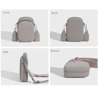 David Jones Paris กระเป๋าสะพายไหล่ สะพายข้าง หนัง pu ขนาดเล็ก สําหรับผู้หญิง