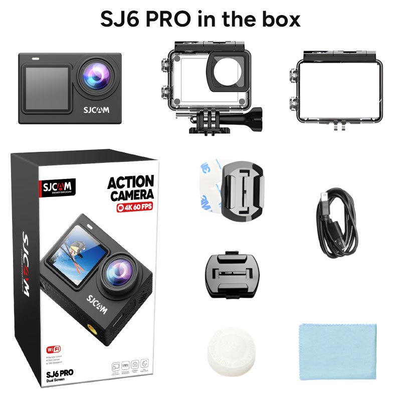 กล้องแอคชั่น SJCAM SJ6Pro 4K60fps 24MP