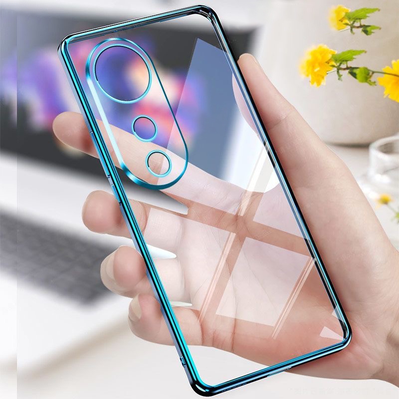 Vivo V50 V40 Pro 5G VIVOV40 V40Pro V 40 เคสนิ่มหรูหราชุบซิลิโคนใสกันกระแทกกันชนฝาหลังปลอก