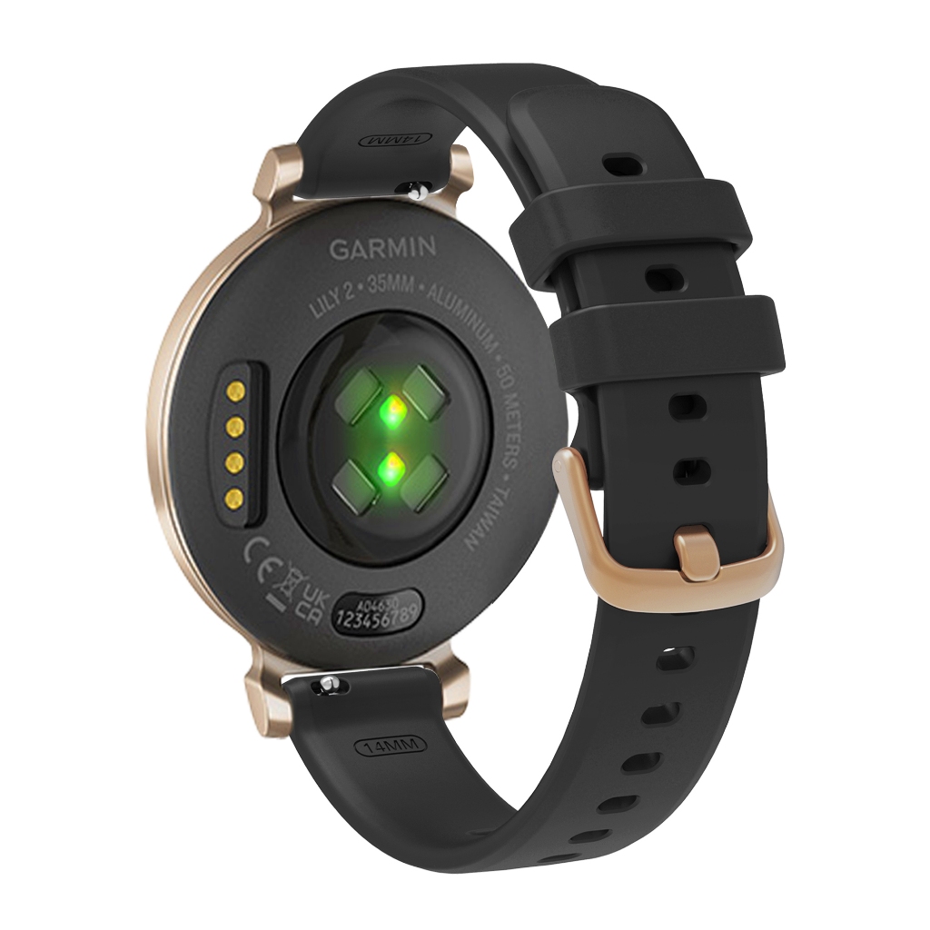 Soft Slicone Watch Strap Compatible For สาย Garmin Lily 2 Strap Watch Band สาย Garmin Lily 2 Active / Garmin Lily 2 สาย Wristwatch Strap Bracelet for Garmin Lily2 Strap Garmin Lily 2 Active สาย