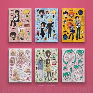 Wakawaka 6 แผ่นสติกเกอร์ต้นฉบับสติกเกอร์ตัวละครคู่มือสติกเกอ…