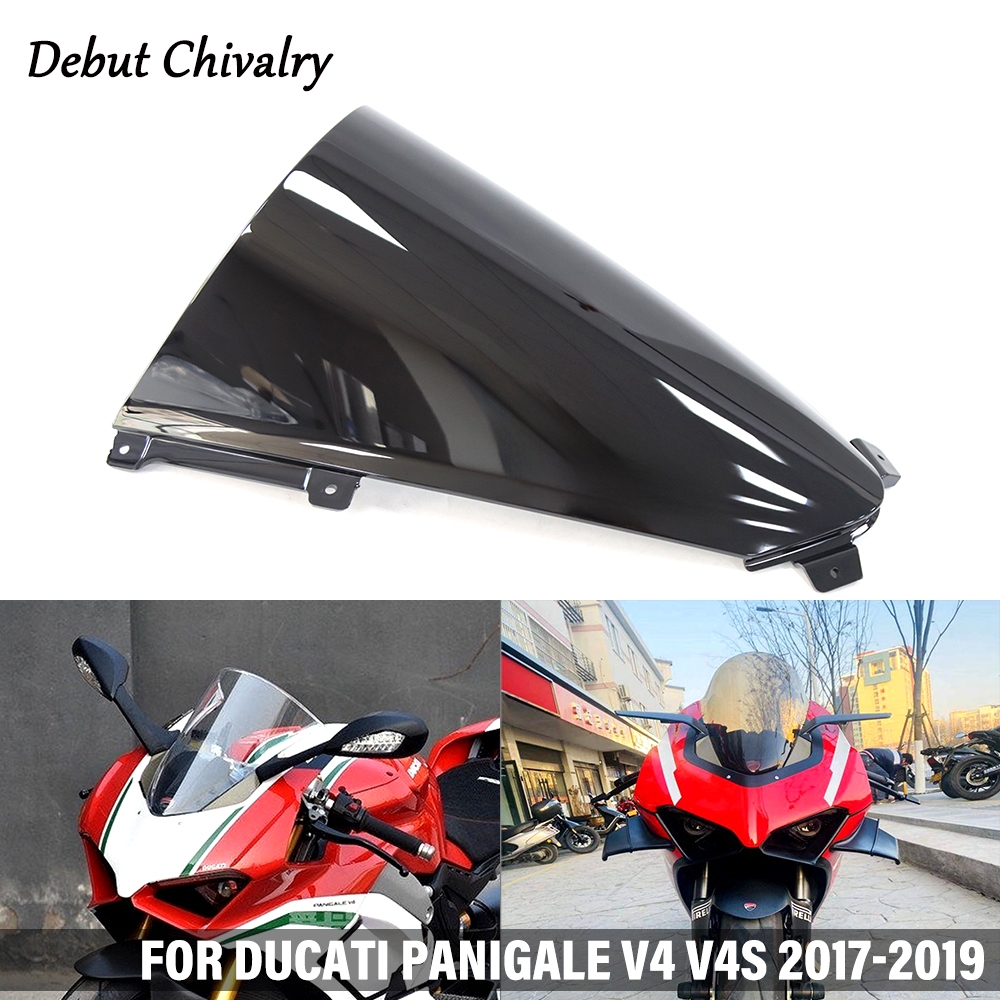 อุปกรณ์เสริมรถจักรยานยนต์สําหรับ Ducati Panigale V4 V4S 2017-2019 กระจก V4 S กระจกรถจักรยานยนต์ fair