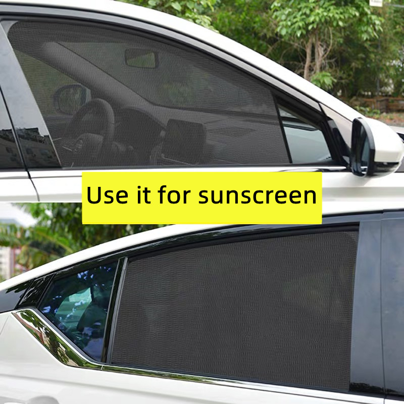 Magnetic Car Window Shade สําหรับ KIA EV5 2024 ม่านบังแดดรถยนต์อุปกรณ์เสริม Anti-mosquito ผ้าม่านรถยนต์ Sun Protection - รูปที่ 2