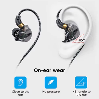 Sprise M35 เบสหูฟังแบบมีสายพร้อมไมโครโฟนตัดเสียงรบกวน HiFi PC ชุดหูฟังเดสก์ท็อปหูฟัง Universal Dual 3.5 มม./USB