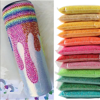 พลอยเทียมคริสตัล SS20 5 มม. หลากสี แวววาว สำหรับตกแต่งเล็บ งานฝีมือ DIY 3000 ชิ้น/ถุง