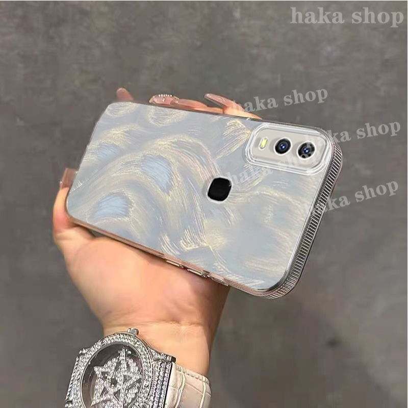 สําหรับกรณี Vivo Y11 2019 1906 Y12 Y15 Y17 1904 เคสโทรศัพท์สไตล์ใหม่ผู้ชายผู้หญิงสามารถใช้การออกแบบใหม่ที่เรียบง่าย