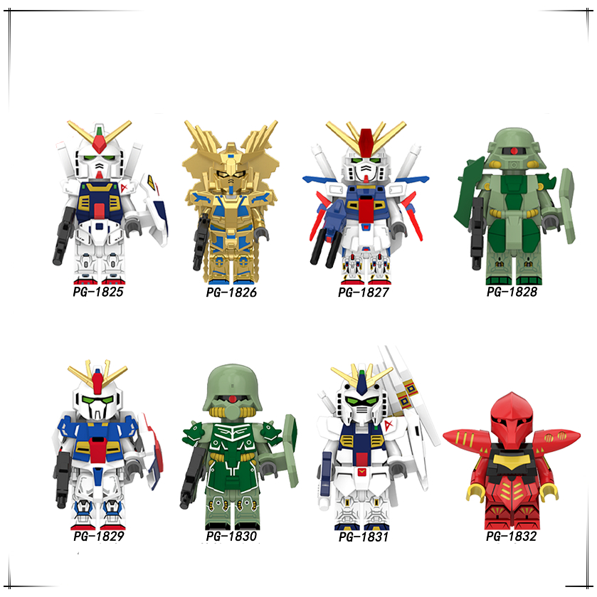 Building Block Gund Arm หุ่นยนต์รูปยูนิคอร์น Gundam Phenex Geara Zulu Qubeley บล็อกของเล่น PG8305