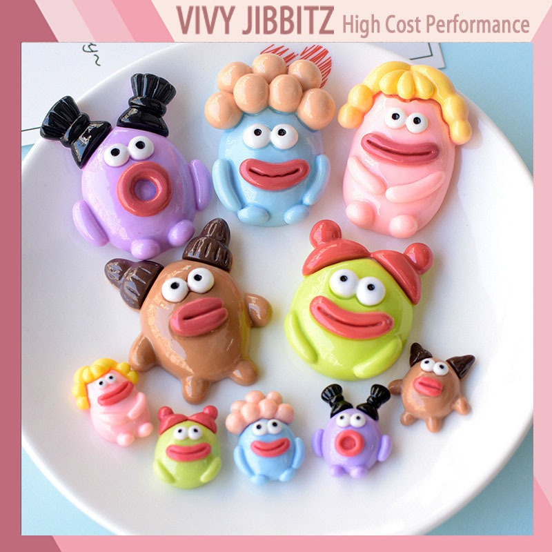 Jibbitz Crocs จิ๊บบิท ติดรองเท้า Big Mouth Monster ของแทั Jibbitz Crocs เกาหลี Sz-023